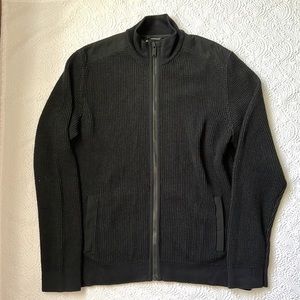 Calvin Klein NWT black full zip sweater